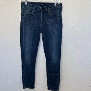 Citizens of Humanity Jeans Womens 28 Leg Cotton Stretch straight skinny blue